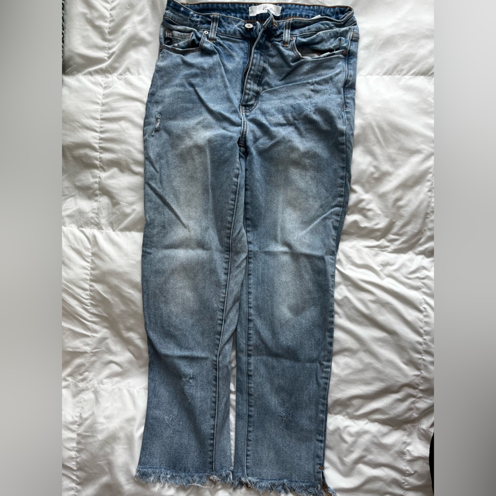 KanCan Blue Distressed Women Jeans
